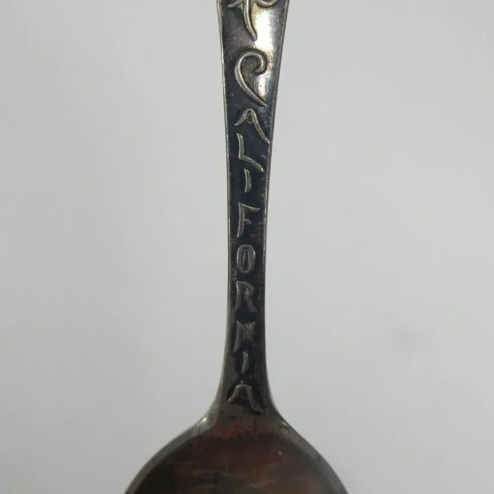 California Sterling Silver Souvenir Spoon Vintage 5.5